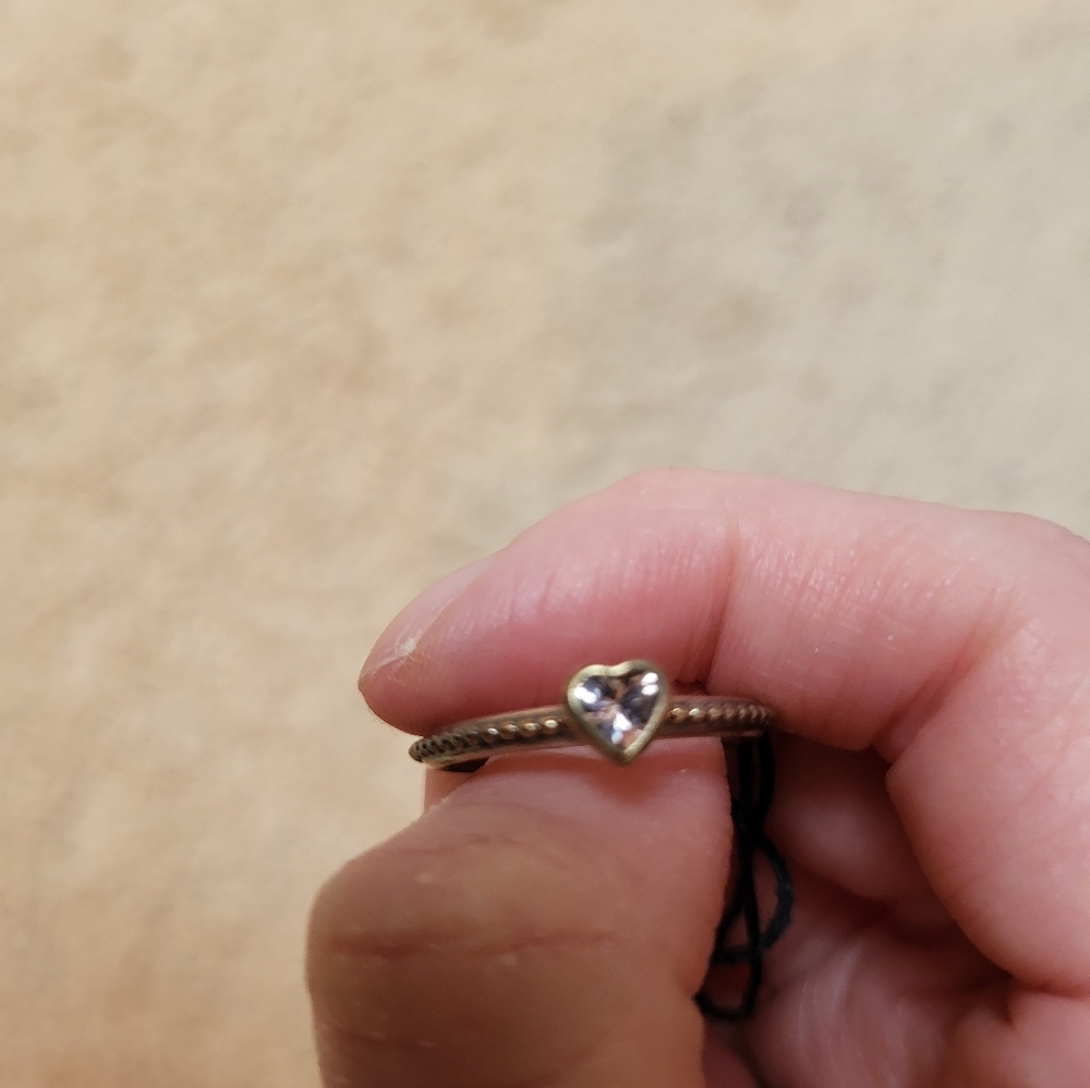 Pandora Sterling Silver Ring Size 52, New With Tags